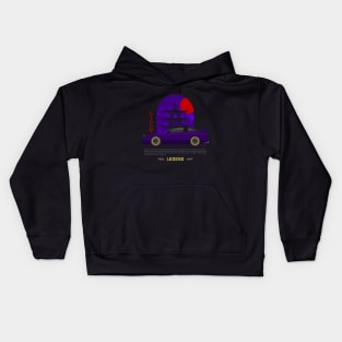 Tuner Purple S13 JDM Kids Hoodie